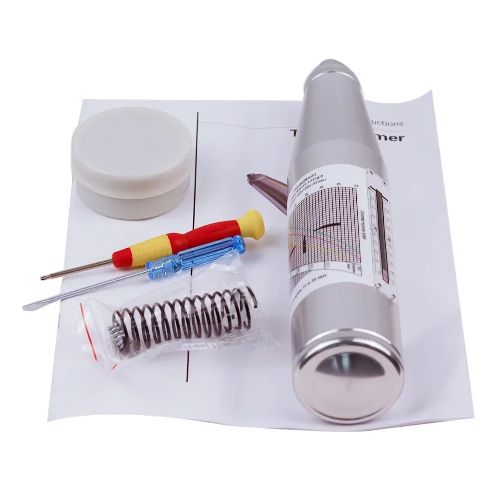 2026 Concrete Rebound Hammer Tester ZC3-A Resiliometer Hammer Test Meter Tool 10-60Mpa