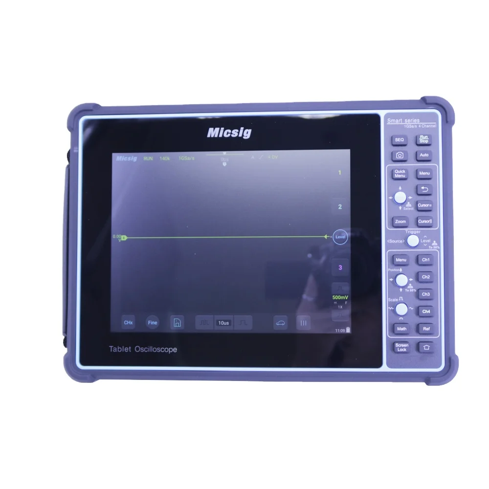 

Micsig SATO1004 Automotive Tablet Oscilloscope 100MHz 4 Channels 70Mpts with 8" TFT LCD Digital Oscilloscope