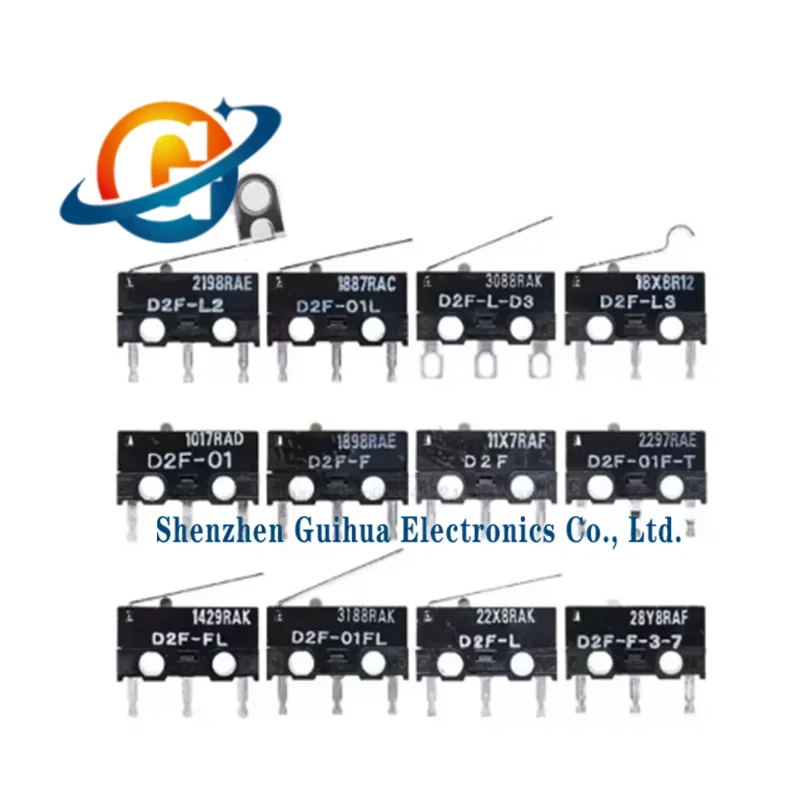 10pcs brand new Omron travel micro switch D2F-L L2 L3 01L L-D3 01FL-T D D2F-3-7 A1