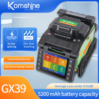 FTTH Optical Splicing Machine Komshine GX39 Manufacturer Fiber Optic Fusion Splicer with 48,000 Cleaves as INNO Fiber Welder