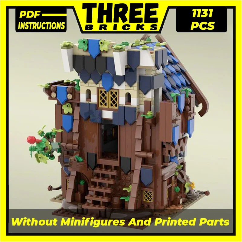 

Technical Moc Bricks Fortress Model Forest Castle Modular Building Blocks Gifts Toys For Children DIY Sets Assembling Model