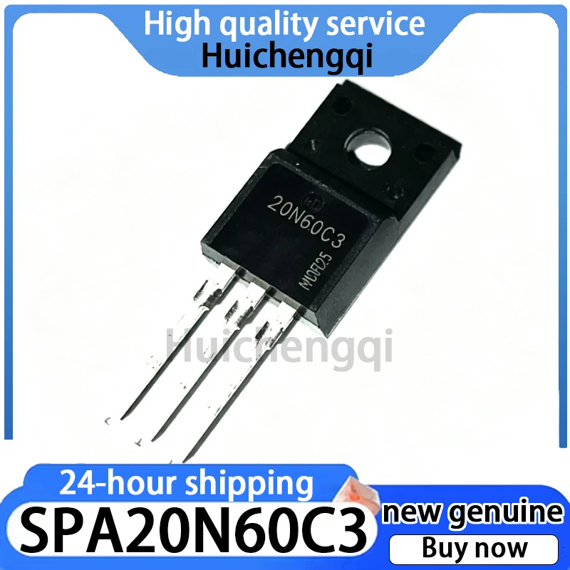 5PCS SPA20N60C3 TO-220F 650V/20.7A Field Effect Transistor