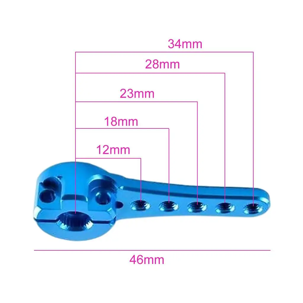 RC カースペアパーツ 25T アルミサーボホーンロッカーアームモーターマウントアクセサリー 1/10 RC 車両用