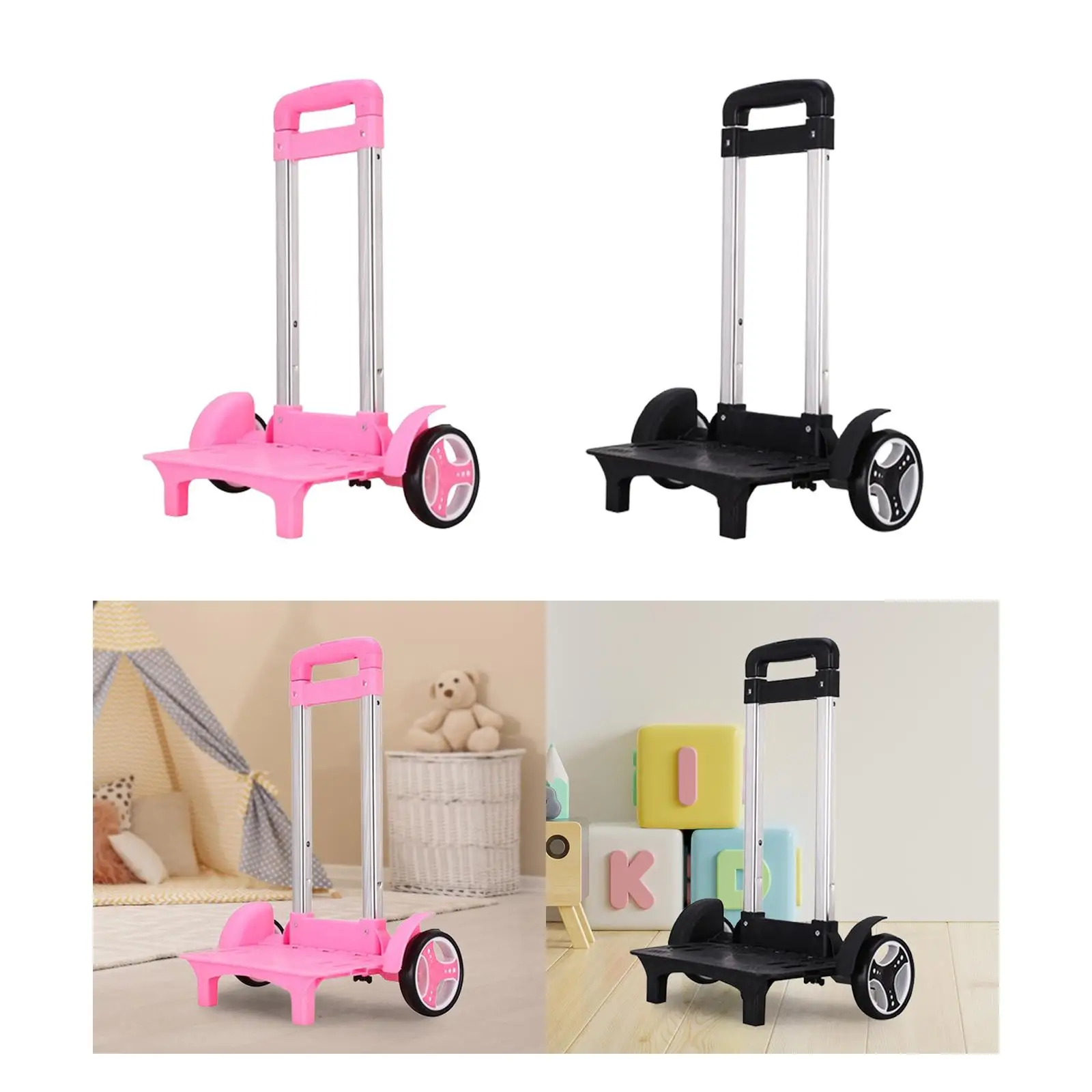 

Trolley Cart Groceries Traveling Luggage Multipurpose Personal Handtruck Grocery Cart Portable Wheeled Shopping Cart Hand Truck