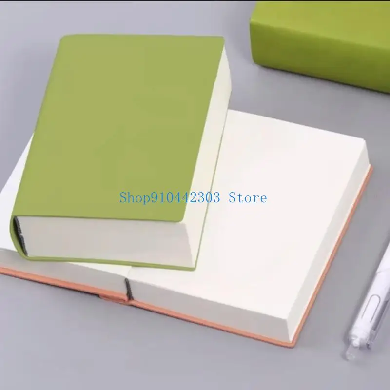 Thick 720 Page Blank Journal Soft Synthetic Leather Cover Portable Notebook For Sketching Note Book