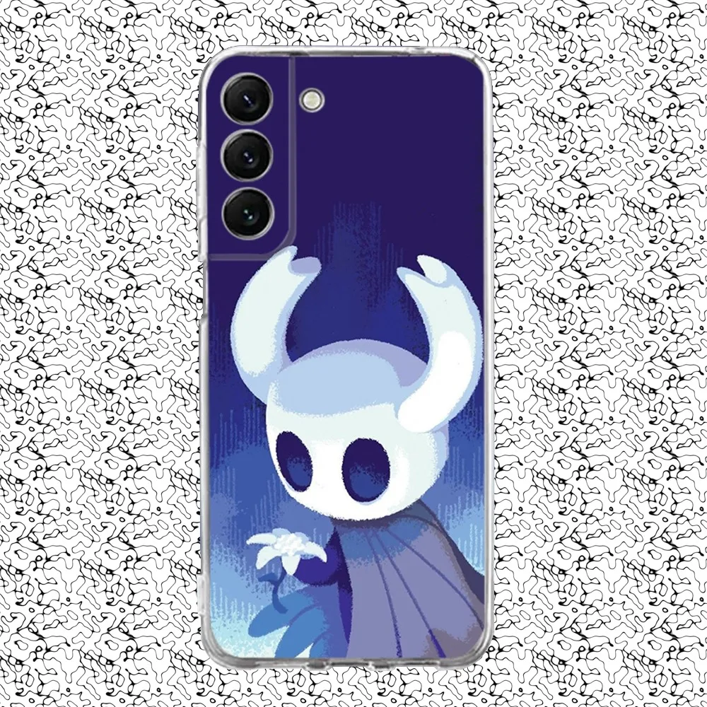 Game H-Hollow K-Knight Phone Case Silicone For Samsung S30,S23,21,22,20 Ultra,S20 FE lite,S10,9,PIus Note20ultra Cover Clear