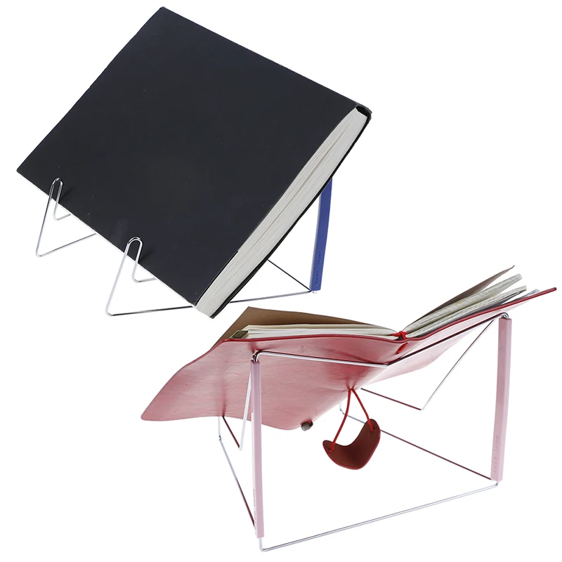 Rack in acciaio inossidabile con supporto per lettura di libri per Tablet pieghevole a mani libere