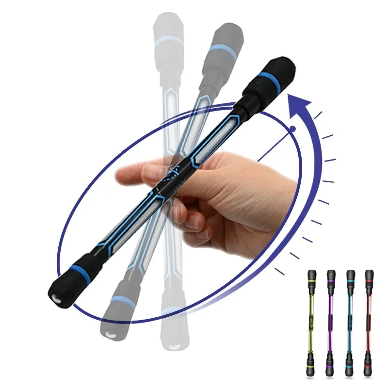 4/2/1Pcs Creative Spinning Pen Spinner Toy Adult Kids Stress Relieve Rotating Gel Pens Anti-slip Hand Spinner Student Stationary