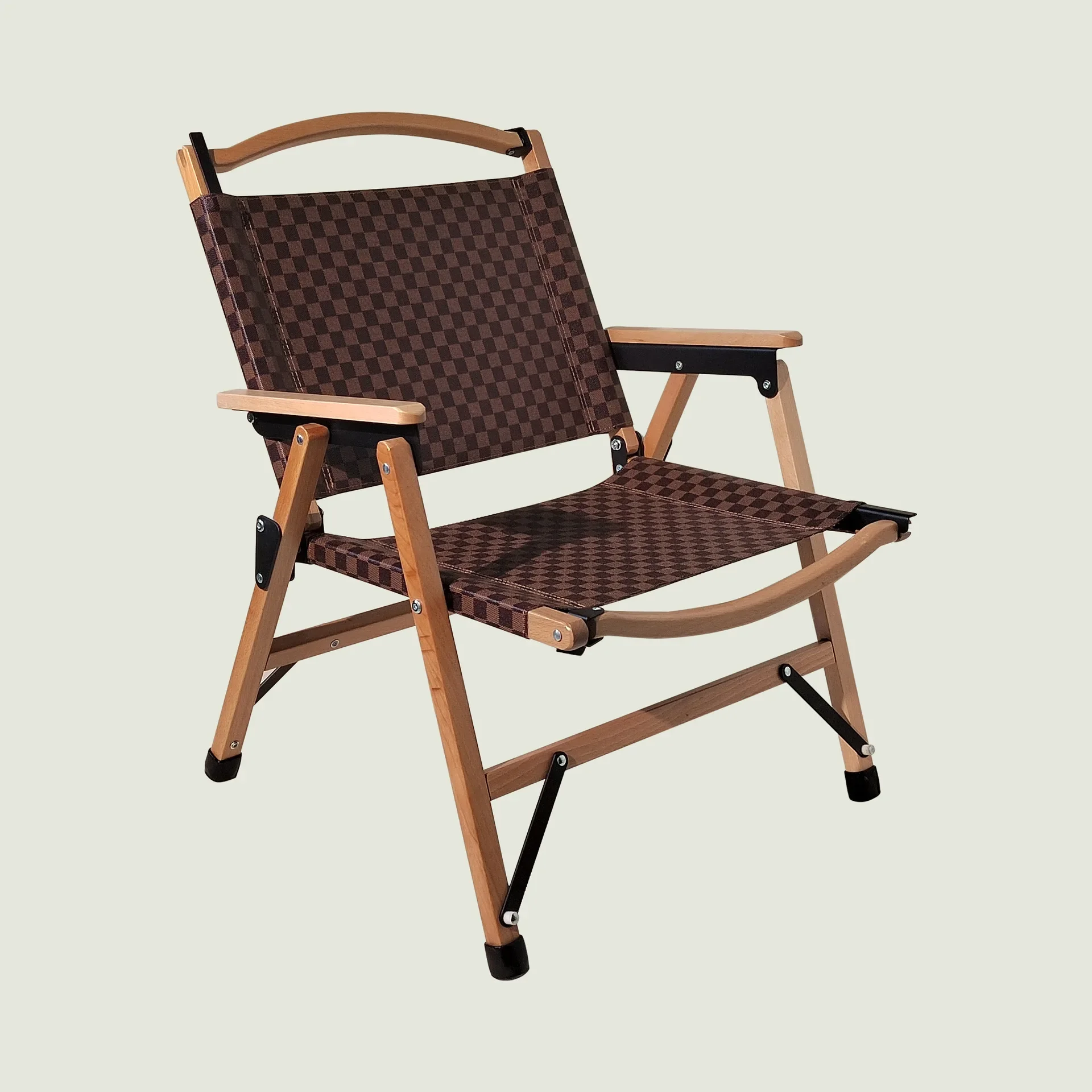 원목 접이식 휴대용 캠핑 의자 팔걸이 레저 낚시 발코니 테라스 모던 라이트 럭셔리 레저