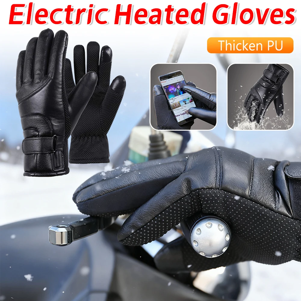 

Электрические перчатки с подогревом, перчатки с USB-подогревом, сенсорные перчатки, зимние теплые перчатки, грелка для рук, термоперчатки для катания на лыжах и езды на велосипеде