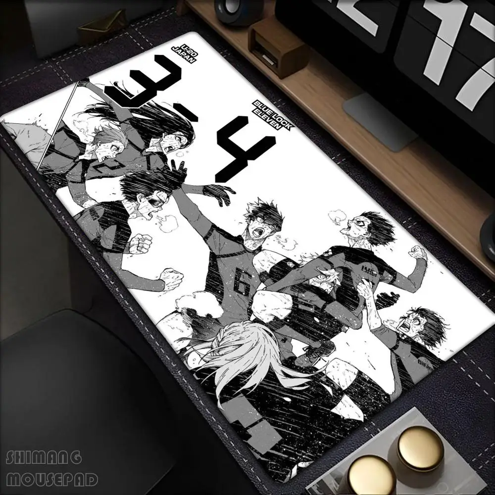 

BLUE LOCK Mouse pad large keyboard pad floor mat computer accessories non-slip desk mat game player PC carpet Anime boy Mouse