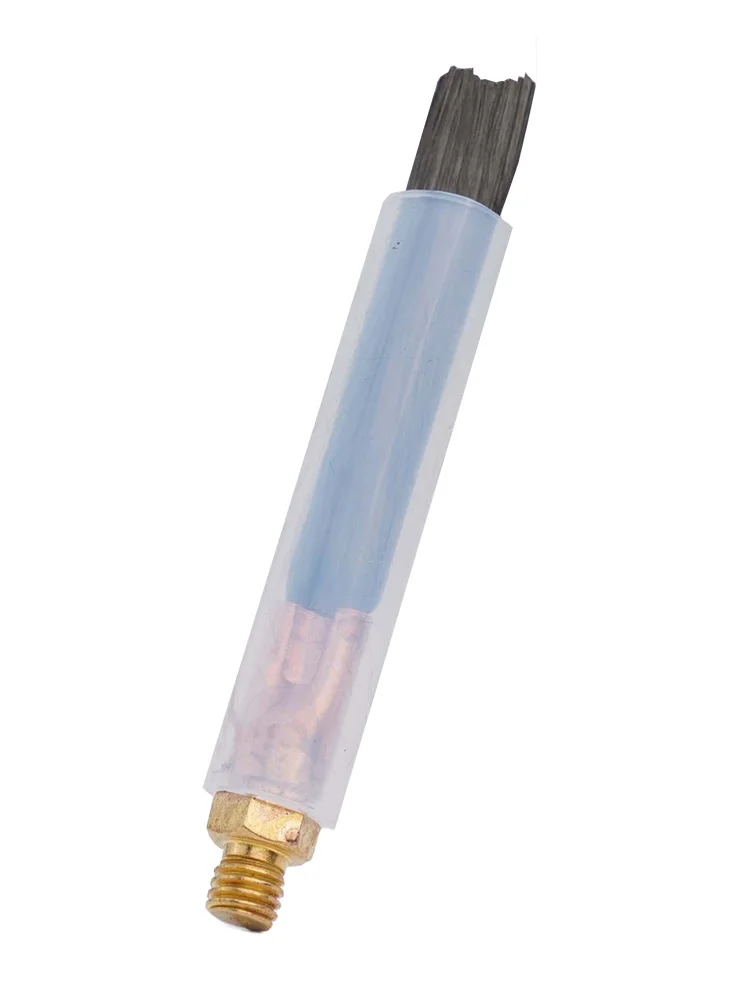 Stainless Steel Weld Cleaning Tool with Fiber Bristles Copper Joint and Heat Resistant Silicone Tube For M6 M8 For M10