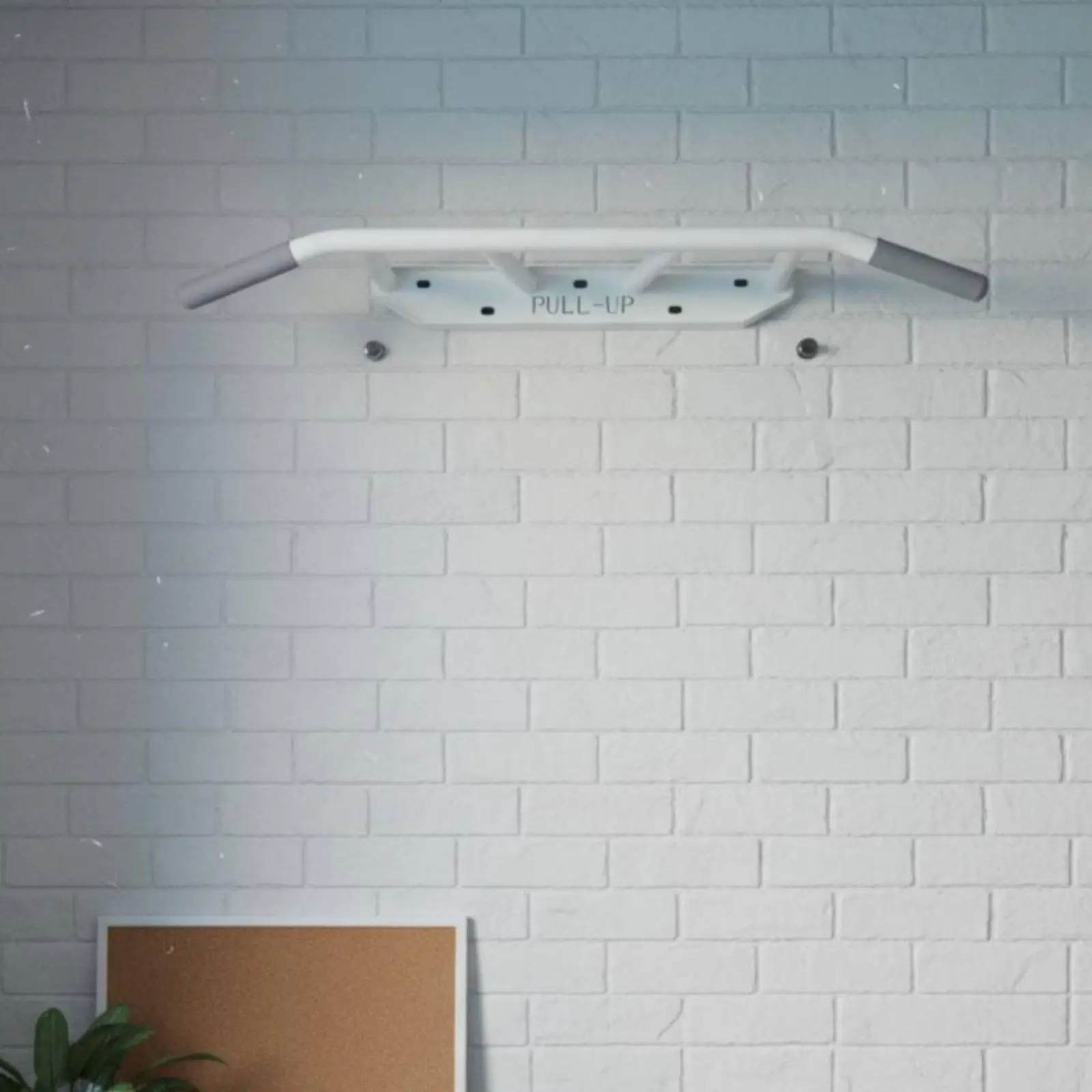 Home Wall Mounted Pull Up Bar Sturdy Steel Exercise Bar Multifunctional Fitness Equipment for Upper Body