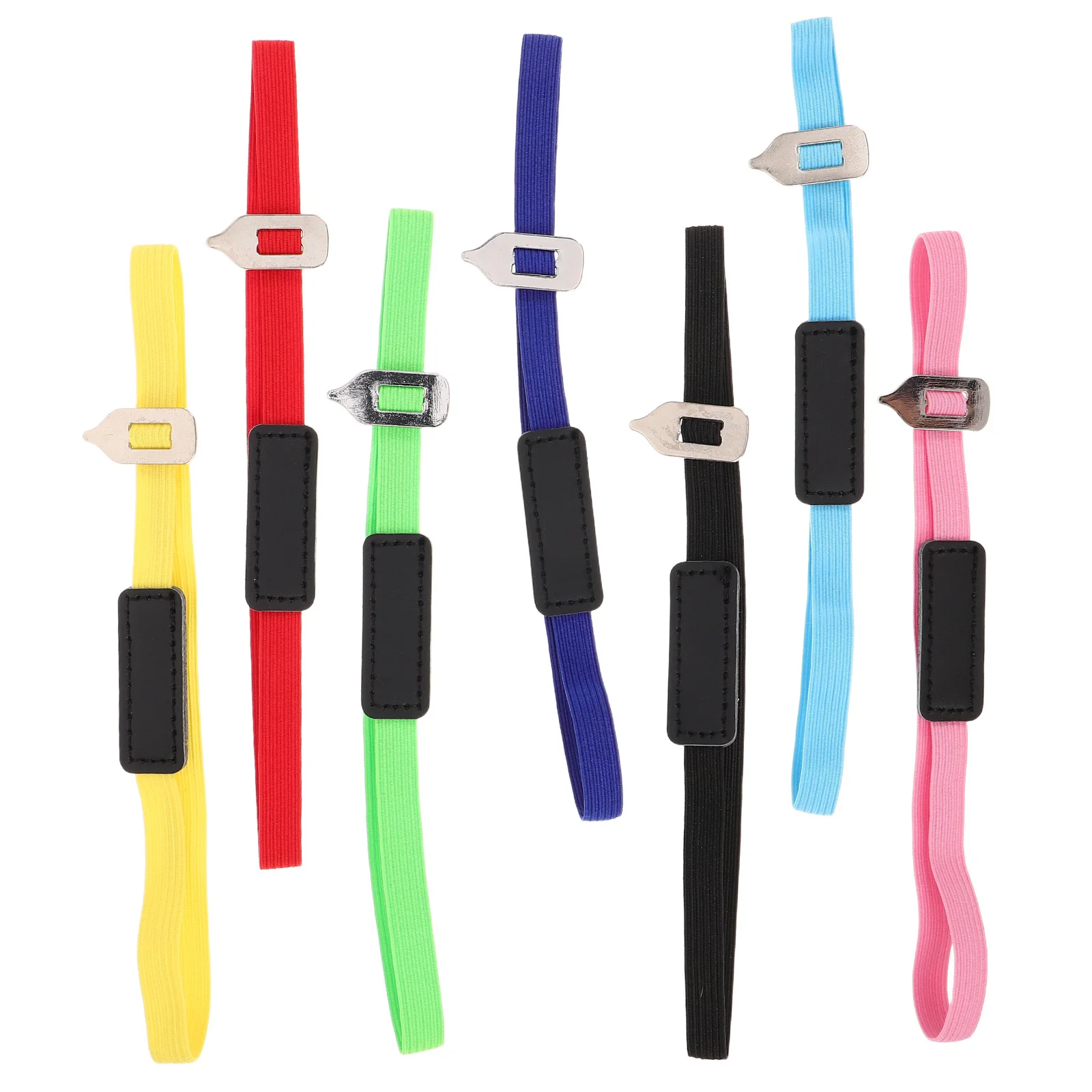 

7Pcs PU Elastic Bookmark Set Colorful Reading Page Markers Book Clips School Travel Reading Accessories Planner Bookmark