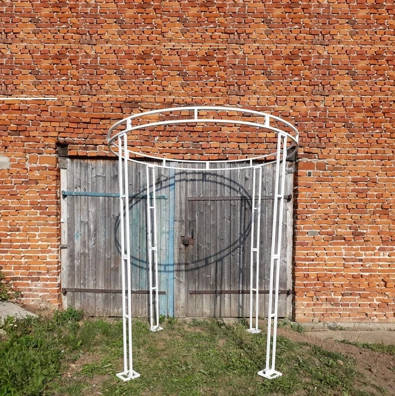 Hochzeitskapelle, Hochzeitsbogen, Metallbogen, Hochzeitsständer, Zeremonienbogen, Hochzeitslaube, Hintergrundständer – Detail 6