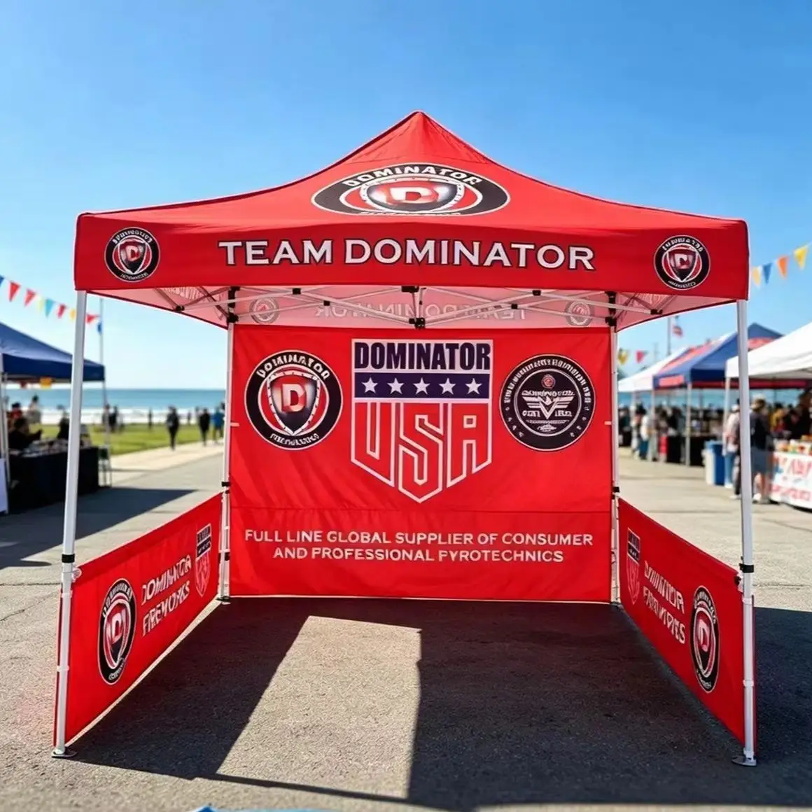 Durable Good Quality Advertising Canopy 10x10ft Outdoor Tents For Events vendor Custom Printed Waterproof TradeShow Exhibition
