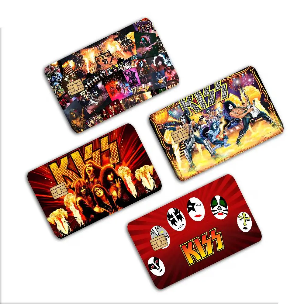 Classic K-Kiss Band Anime Front Cover Film Sticker Skin for Credit Debit Card Small Large Chip view 2