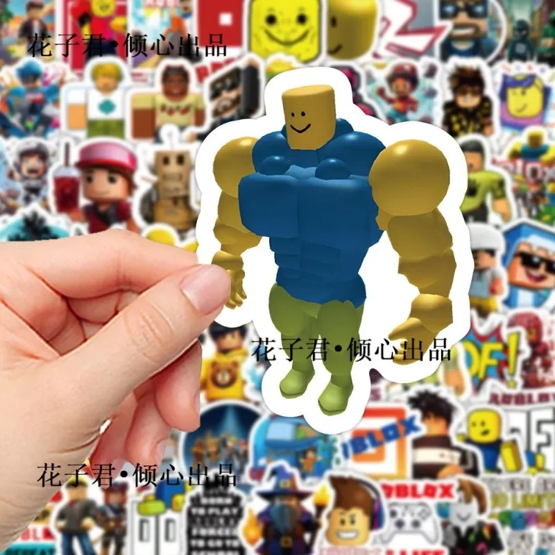 Neue Robloxs-Peripherie-Aufkleber, kreative Cartoon-Spielfiguren, wasserfeste Aufkleber, Party-Geschenke für den täglichen Bedarf – Detail 2