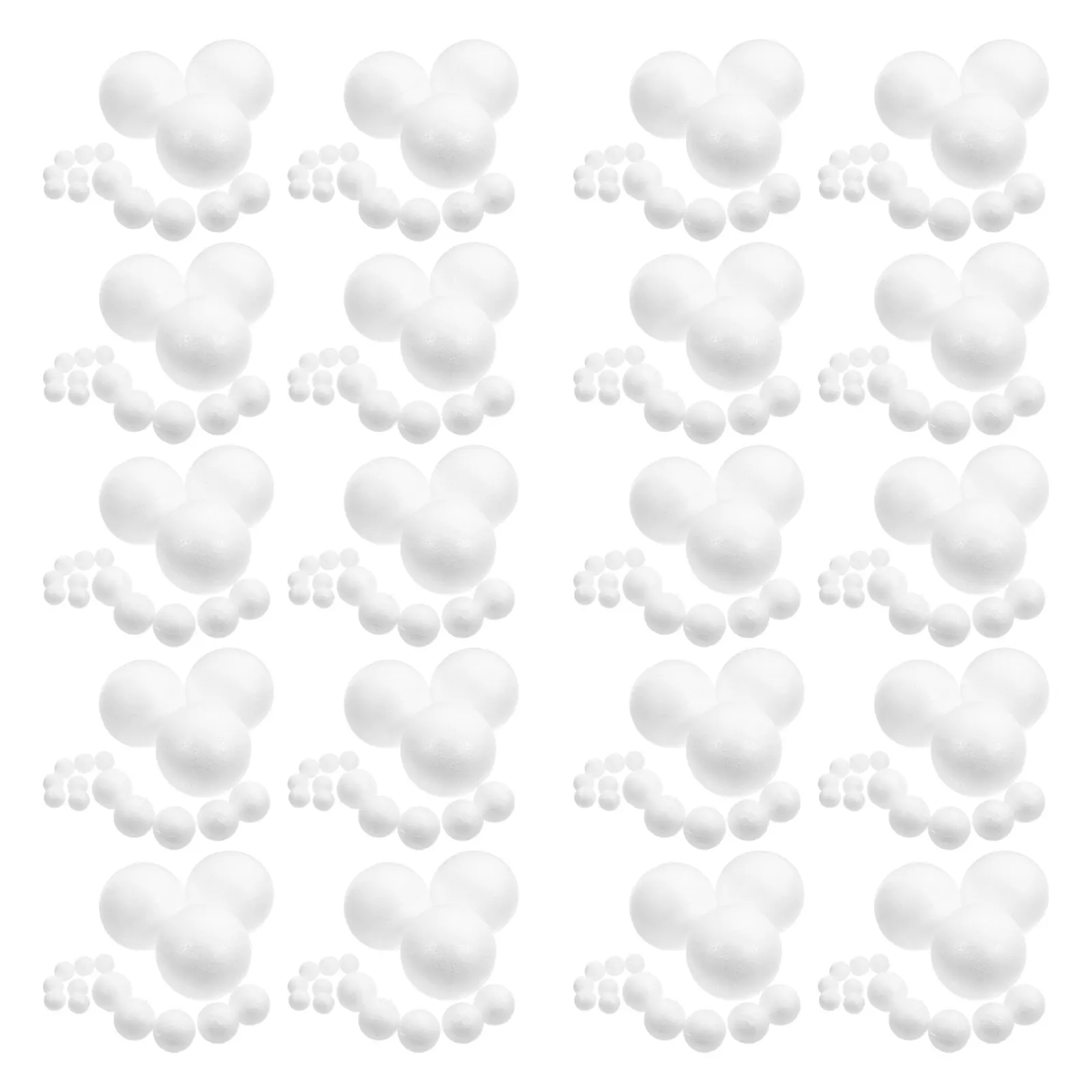 175Pcs Craft Foam Balls Polystyrene Round Smooth Sphere Lightweight Christmas Holiday DIY School Art Projects Family Gathering view 3