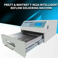 New version PUHUI T-962A Infrared IC Heater T962A Desktop Reflow Oven BGA SMD SMT Rework Sation T 962A Reflow Wave Oven