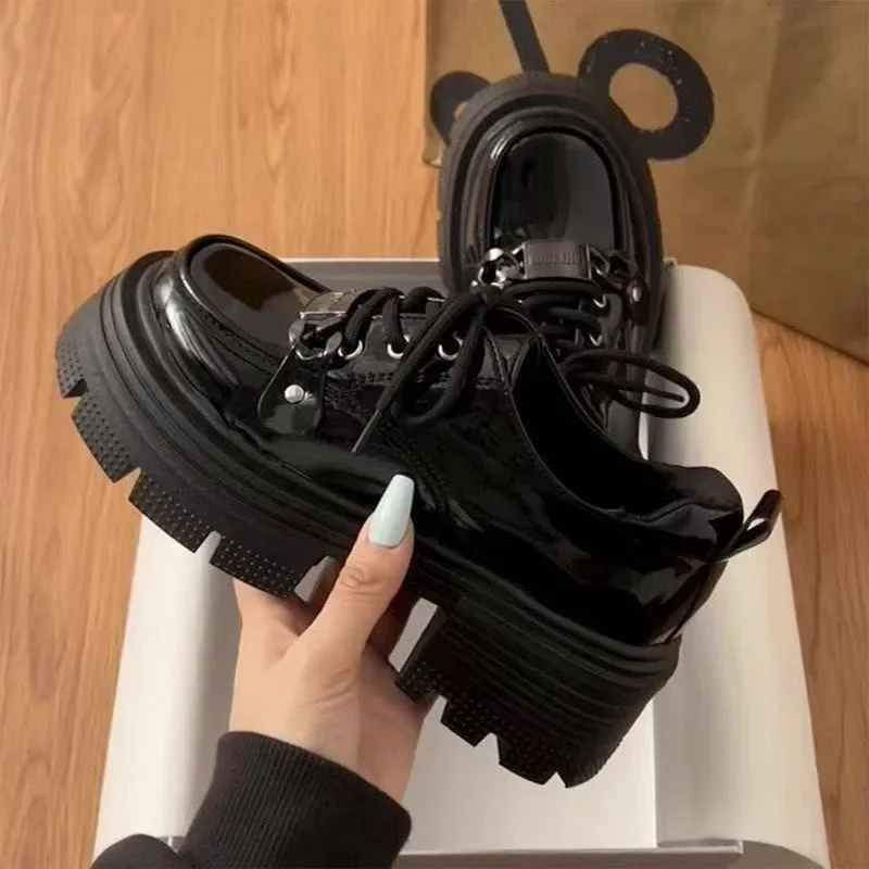 Frühling und Herbst Neue Runde Kopf Dicken Boden Platz mit Dünnen Gürtel Einzelnen Schuhe Mode Komfortable Sexy Casual frauen Schuhe – Detail 5