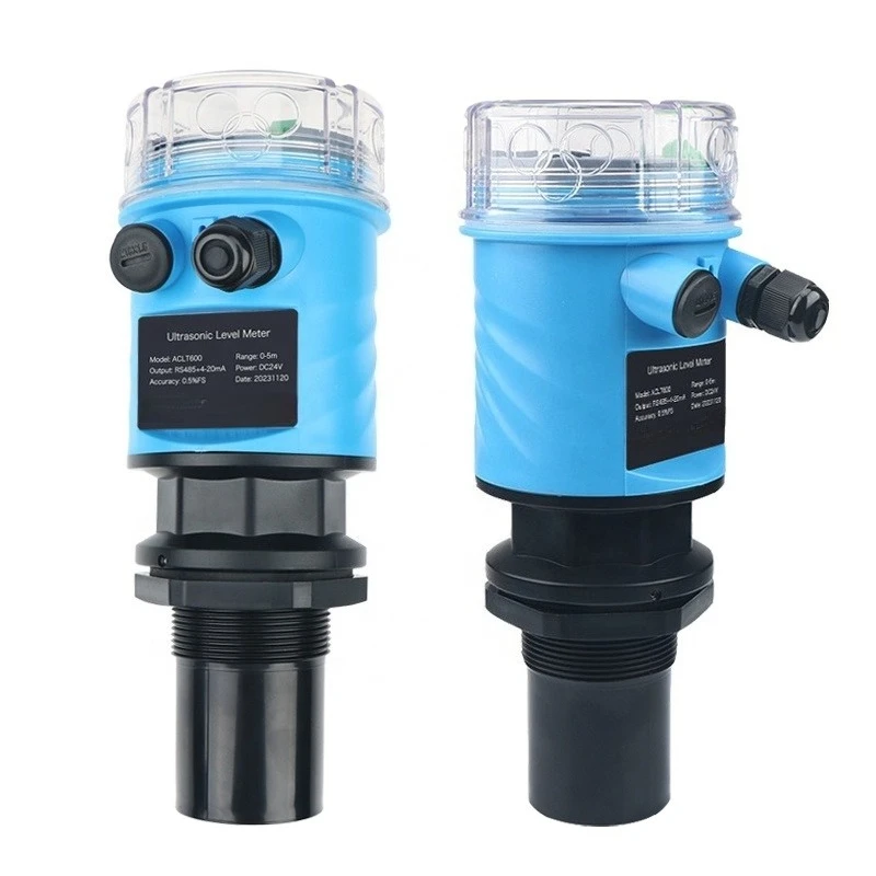 Non‑Contact Ultrasonics Level Sensor Transmitter 4‑20mA Output for Water Diesels Tank LPG Petroleum Liquid Level Monitoring