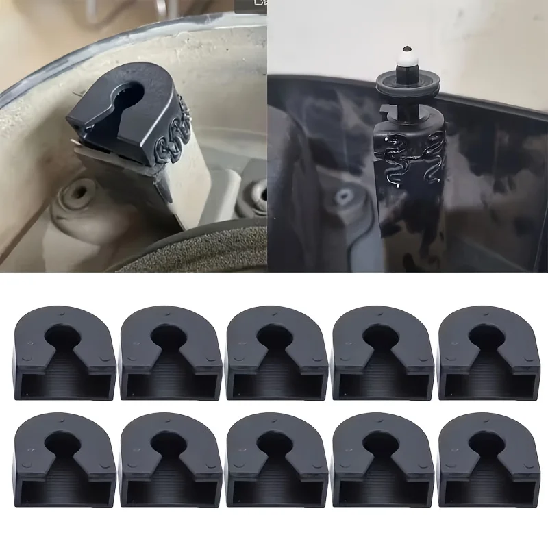 10 piezas de bases de clip para molduras de puerta de coche, para reparar molduras de puerta de Volkswagen, aseguran las molduras de puerta, piezas de mantenimiento de vehículos