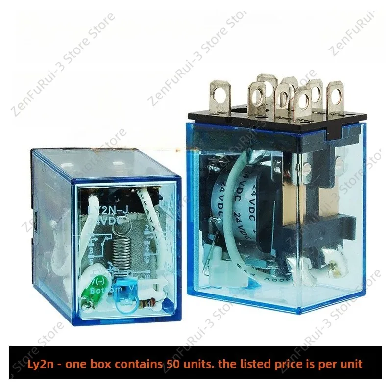 LY2N J LY2NJ D2 LY4N J Mini Electromagnetic Relay DC24V AC220V For Industrial Control Equipment