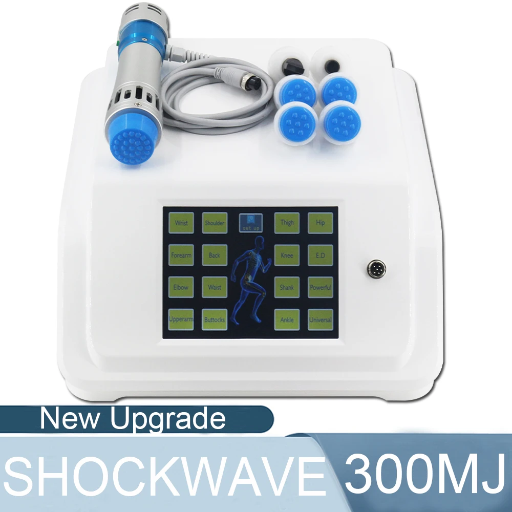 

300MJ Shockwave Therapy Machine For Knee Pain Relieve Body Relax Massager Physiotherapy Equipment Shock Wave ED Treatment Device