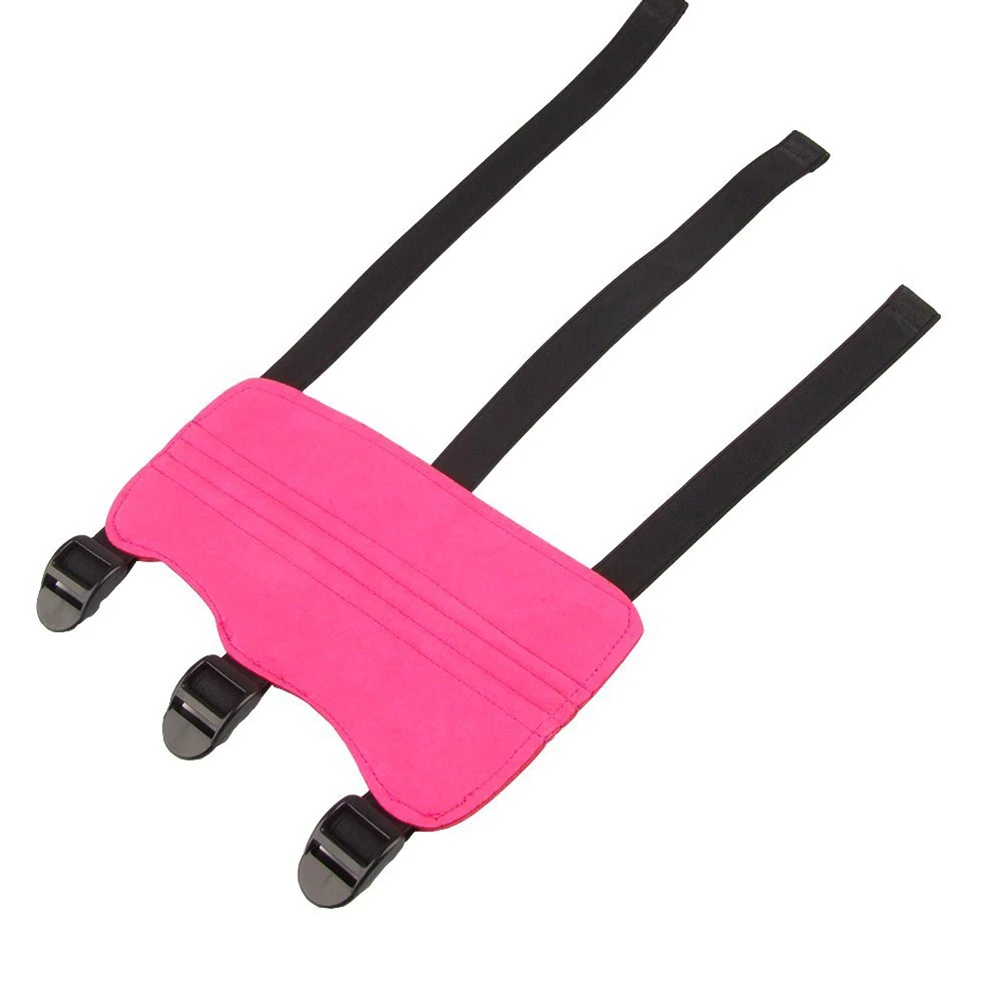 

3 Strap Green Armguard Compound Bow Lightweight Adjustable Forearm Protection Archery Arm Care