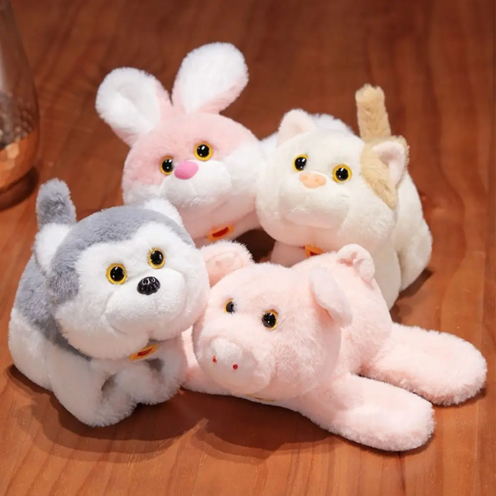 

Pig Slap Bracelet Series Pink Rabbit Wrist Style Plush Doll Slap Bracelet Soft Cute Doll Puppy Plush Wrist Band Christmas Toy