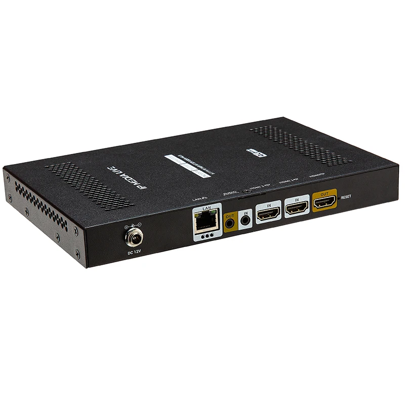 Dibview 2-Channel 4K UHD Encoder Decoder H265 H264 Video Streaming Live for  OTT Hotel Solution with UDP HTTP HLS RTMP RTSP