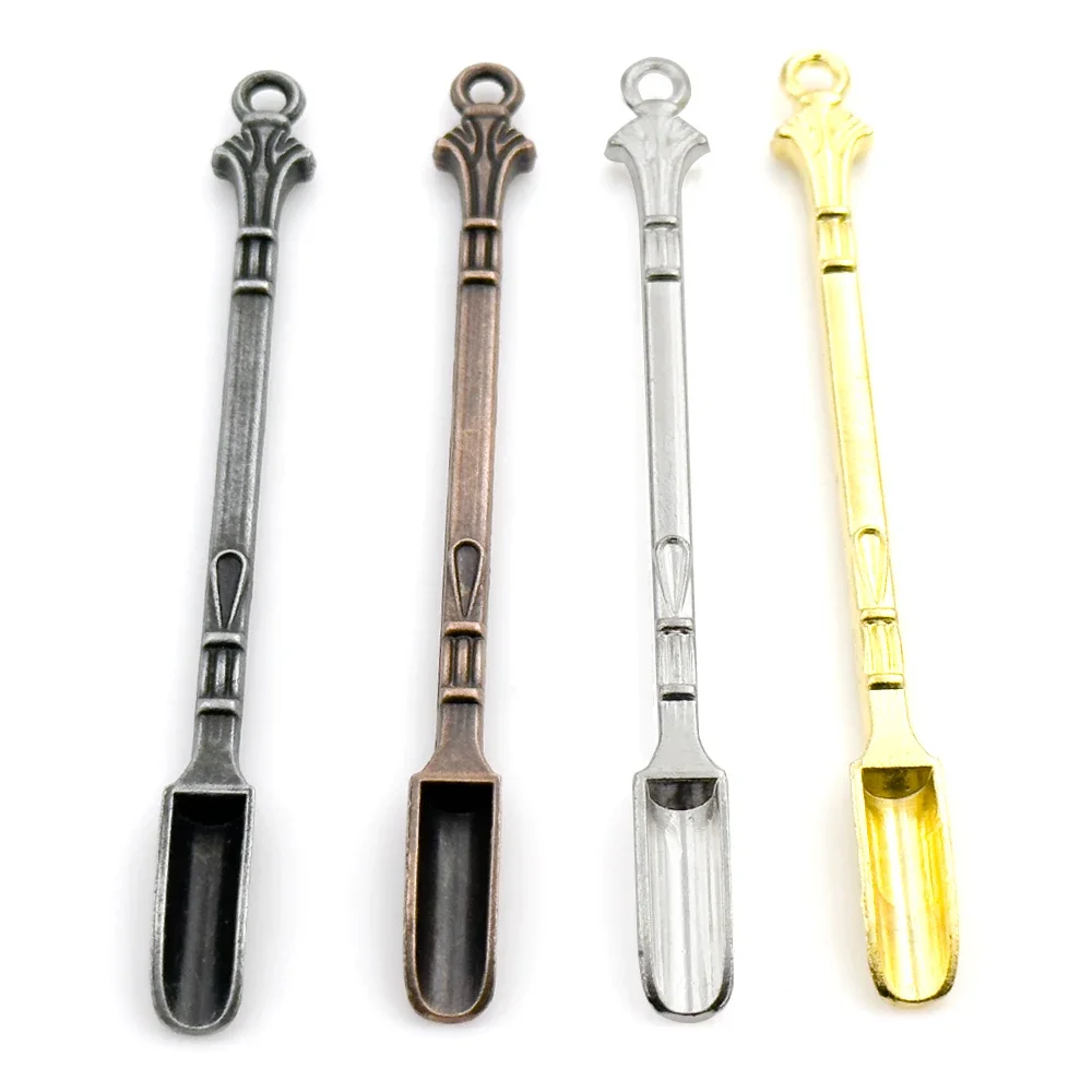 Mini Tobacco Spoon Metal Micro-tuning Bottle Shovel Tea Herb Powder Spade Smoking Tools Cigarette Accessories