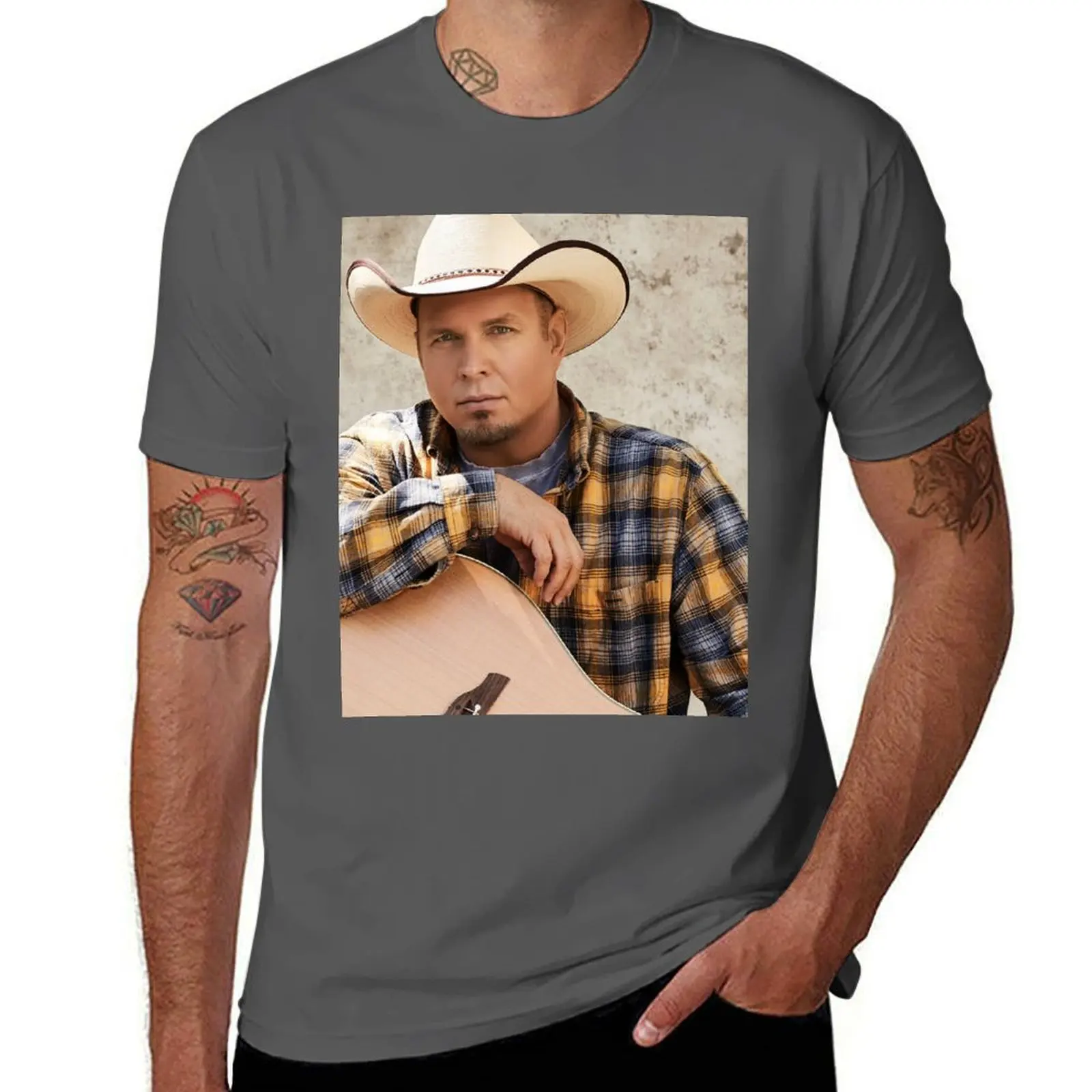 

Garth Brooks stadium tour mur8 2019 kel T-Shirt Sporty Breathable Short Sleeve T-Shirt