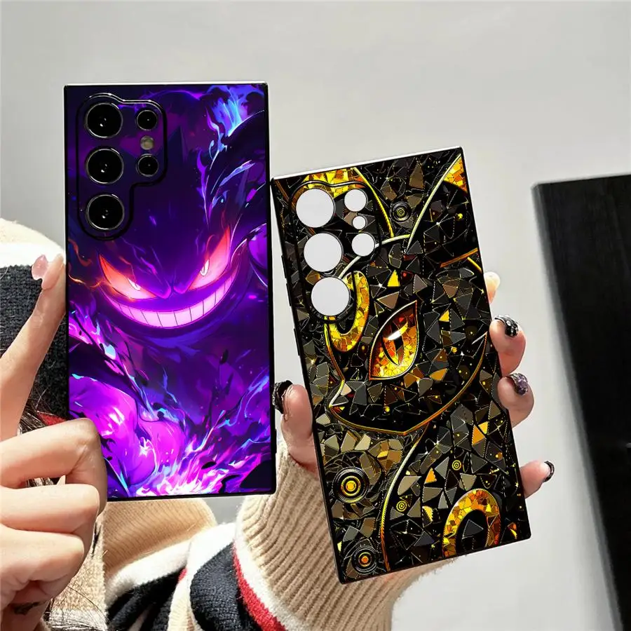 Phone Cover Case for Samsung Galaxy S26 S25 Edge S24 Ultra S20 FE S21 Plus Note 20 10 Ultra S23 S22 P-PokemonS GengarS Eevee