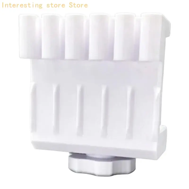 Clamp-On Cable Management Holder for Desk Edges, MultiSlot Cord Organizers 55KC