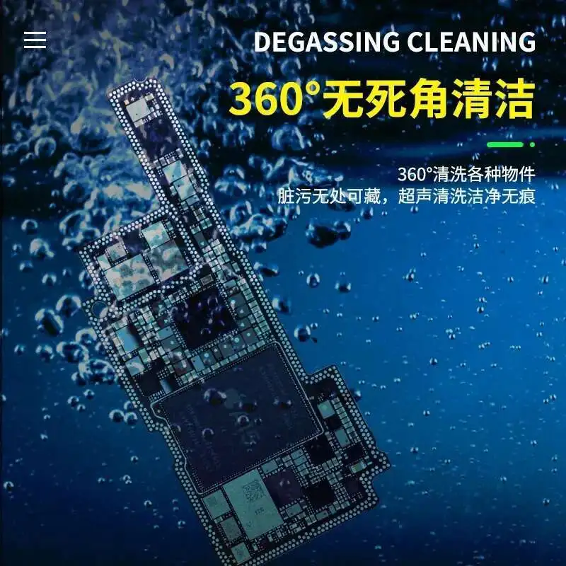 

Professional Ultrasonic Cleaner Sonic Wave Tank Glasses Watch Jewellery Cleaning Machine Tool Electronic Components Deep Cleaner