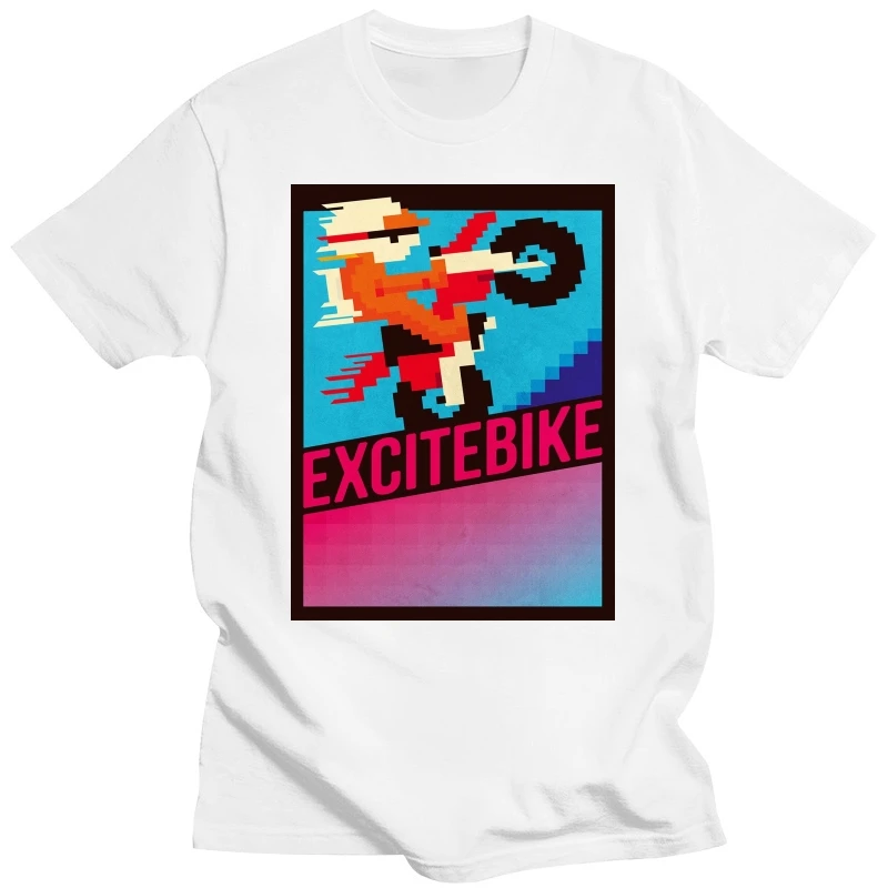 Men t-shirt Excitebike Old Classic Retro Game T Shirt tshirt Women t shirt