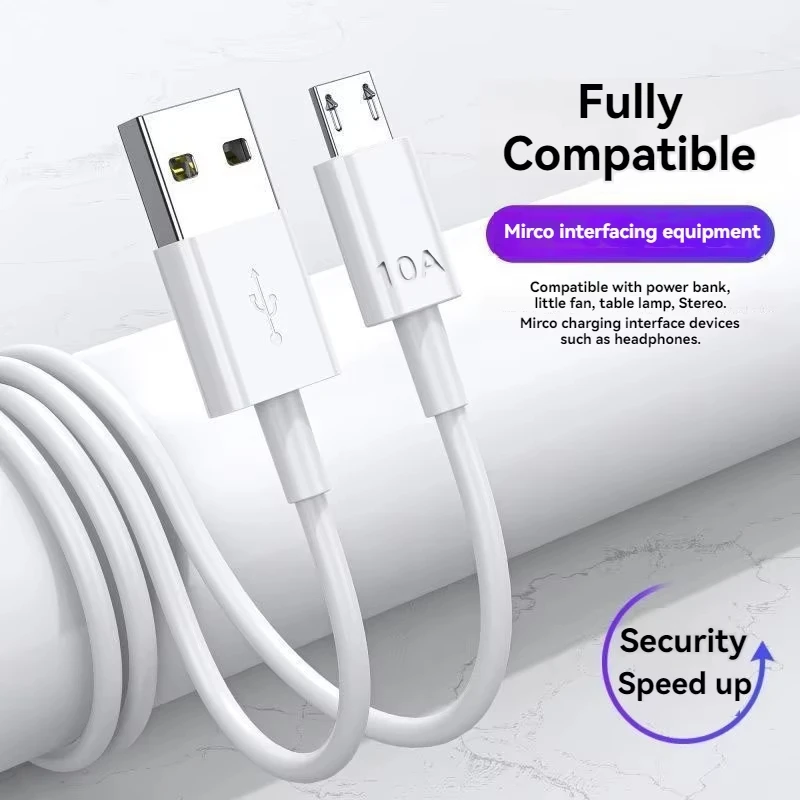 NNBILI Universal 10A Micro USB Cable Speed Fast Charging USB Cord For Samsung Galaxy S7 S6 PS4 Andriod Phones Data Cable