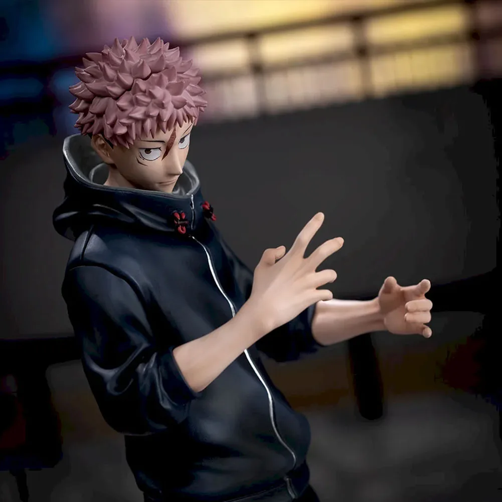 Anime JJK Itadori Yuji Action Figure Statue Model Collectible Toy Desktop Ornament Car Decorations Fans Birthday Gift 19cm - view 5