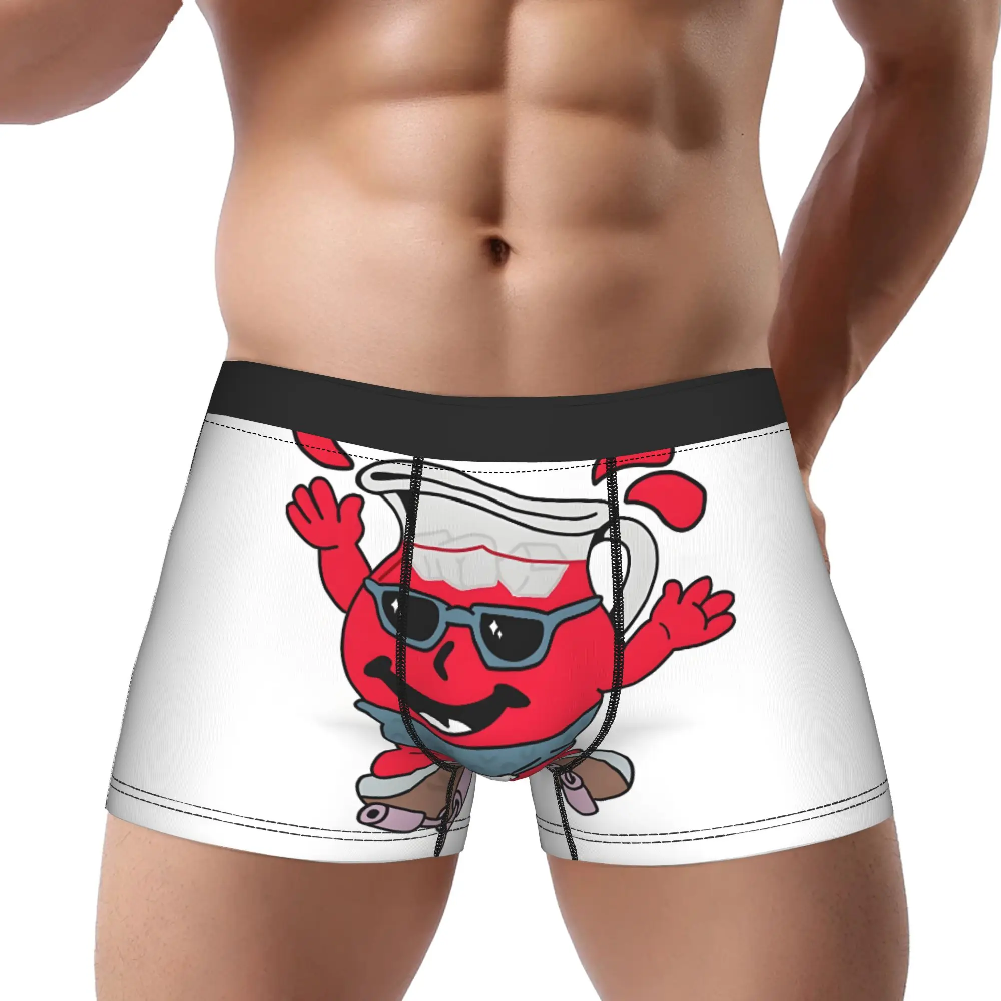 

Kool Aid Skateboarder! Underpants Breathbale Panties Male Underwear Kool Aid Print Shorts Boxer Briefs