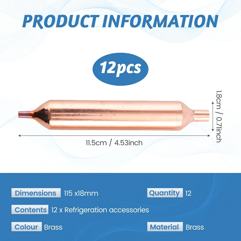 12X Refrigeration Filters 115 X18mm Refrigerator Filter Dryer Accessories Refrigeration image 6