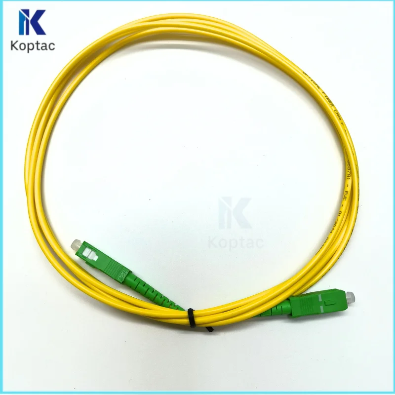 Free Shipping 5PCS/LOT Fiber Optical 9/125 G652D LSZH Simplex To SC/APC SM SX 1/2/3M Pigtail FTTH CATV Optic Patch Cord Cable