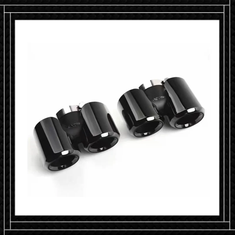 

1 пара наконечников глушителя выхлопной трубы для Land Rover Defender 2020-2022 304, задние сопла из нержавеющей стали