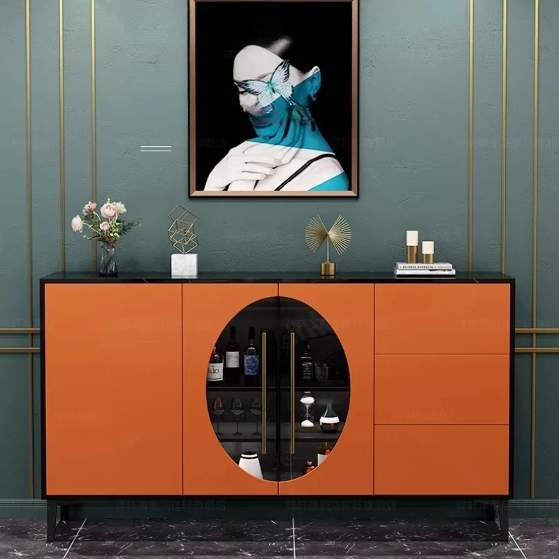 

Винный шкаф из цветного каменного сланца, современный, простой, встроенный, с барной стойкой, мебель для хранения напитков, Drankenkast XY50JG