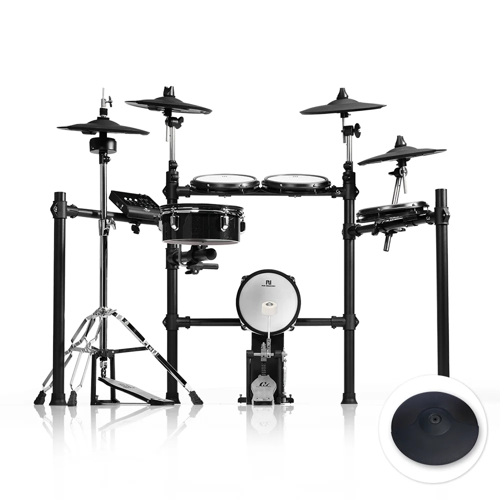 Professional Digital Electronic Drum Kit Percussion Instrument for Practice Performance and Music Learning for Beginner Drummers