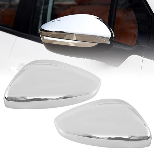Cubierta de tapa de espejo retrovisor de ala de puerta para Peugeot 208 2008 2012 2013 2014 2015 2016 -2019 para Citroen C3 2016-2020 cromo plateado