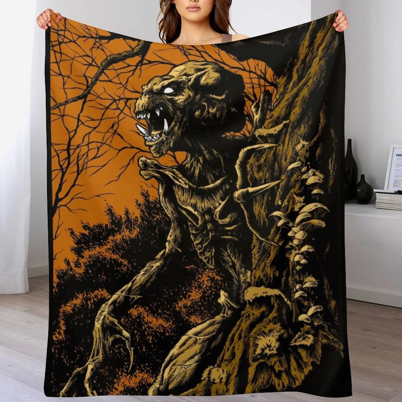 

Pumpkinhead 3 Throw Blanket Giant Sofa Luxury Designer cosplay anime Blankets