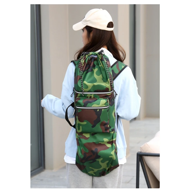 Double Rocker Skateboard Backpack Land Surfboard Bag Longboard Bag Skateboard Carry Bag Accessories