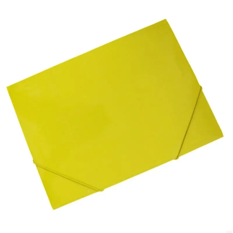 مجلدات مستندات بلاستيكية مقاس بتصميم حزام مطاطي ومنظمات ملفات قابلة للتوسيع D5QC #3